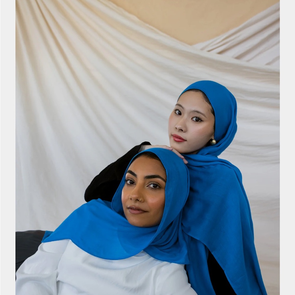 vela scarves sapphire sky double size